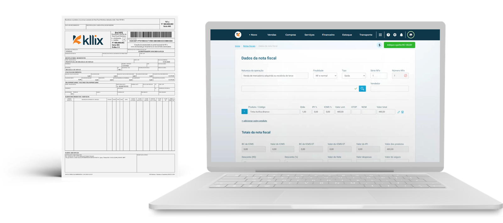Emissão de Notas Fiscais